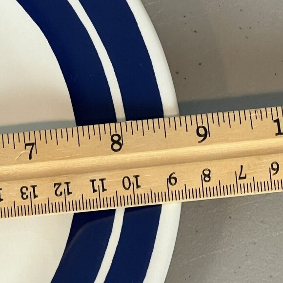 2 Kate Spade Lenox Orders Up MADE TO ORDER Plate Salad Plate 8.5" Blue Retro - Picture 8 of 8